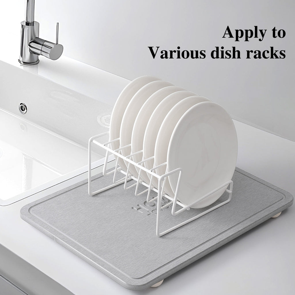 Rectangular Diatom Drain Mat Two Colours | StorageOZ