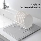 Rectangular Diatom Drain Mat Two Colours | StorageOZ