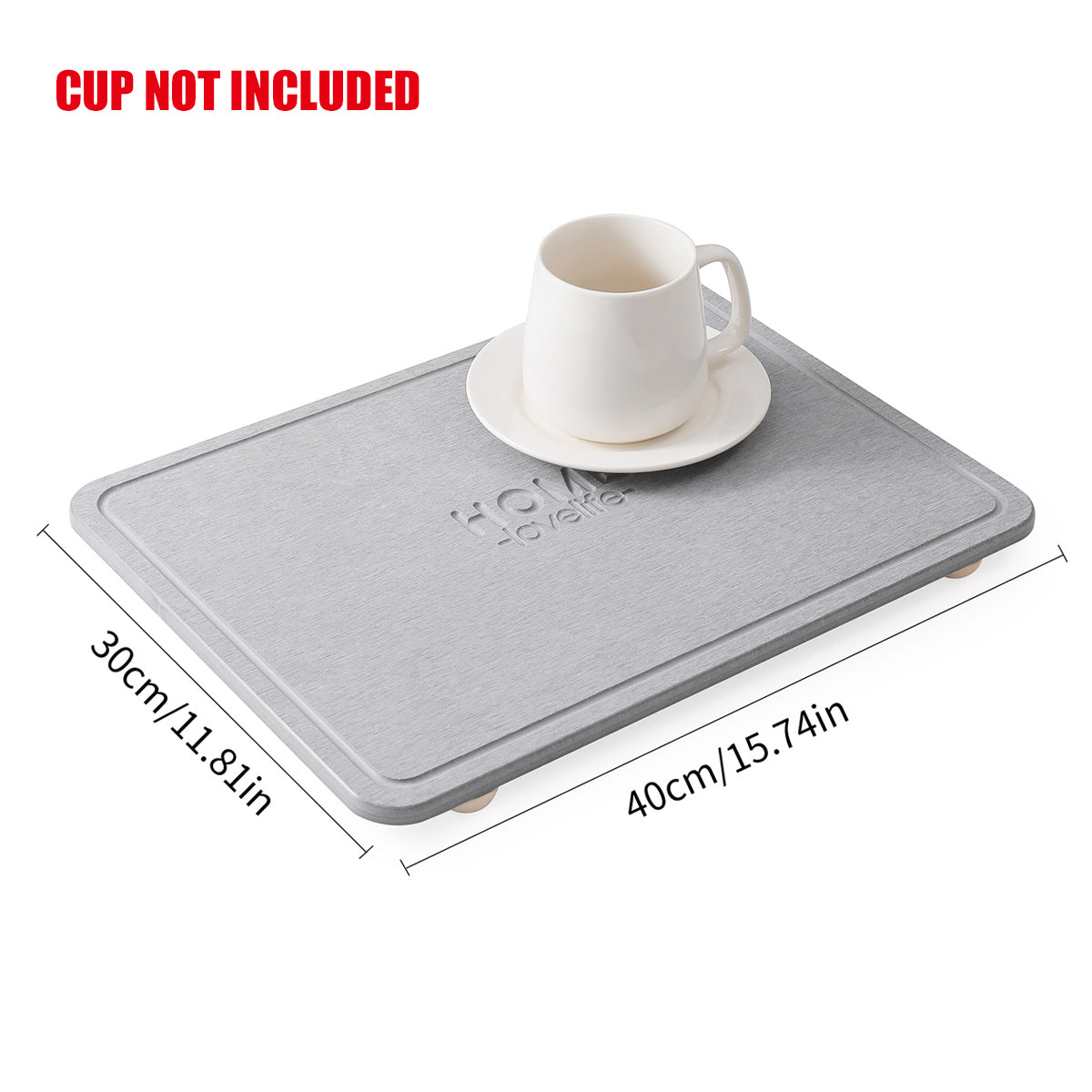 Rectangular Diatom Drain Mat Two Colours | StorageOZ