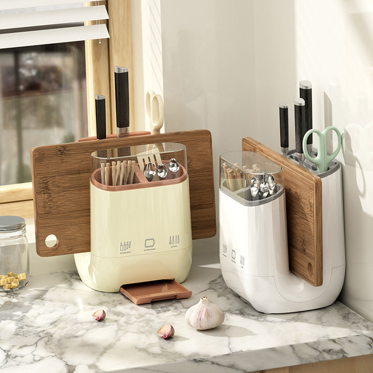 Knife Board Holder Two Colours Organiser | StorageOZ
