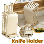 Cream Kitchen Knife Storage Rack Organiser | StorageOZ