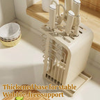 Cream Kitchen Knife Storage Rack Organiser | StorageOZ