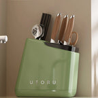 Green Kitchen Knife Storage Rack Organiser | StorageOZ