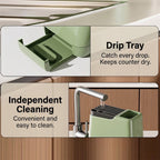 Green Kitchen Knife Storage Rack Organiser | StorageOZ