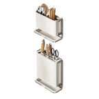 Pearl White Kitchen Knife Storage Rack Set | StorageOZ