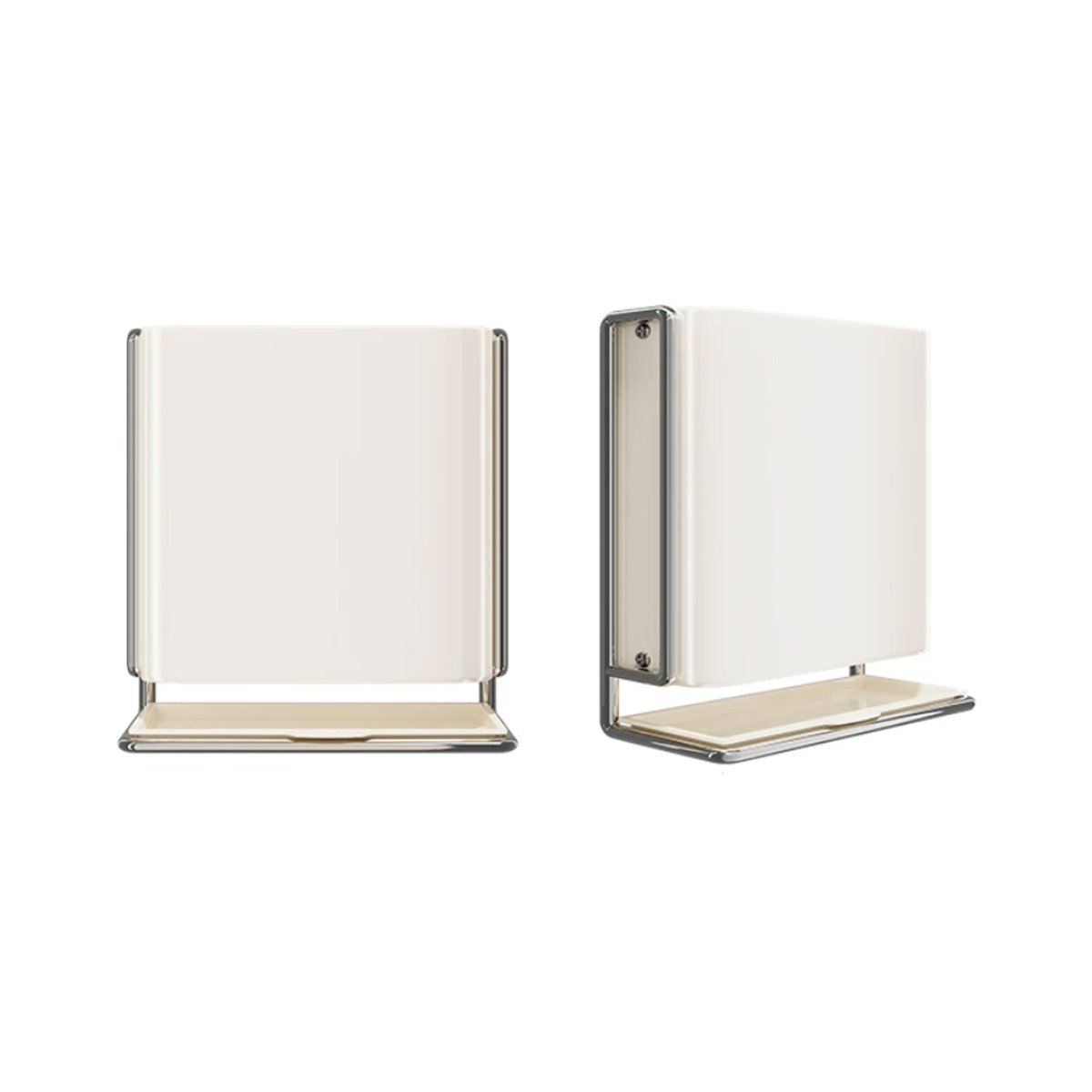 Pearl White Kitchen Knife Storage Rack Set | StorageOZ