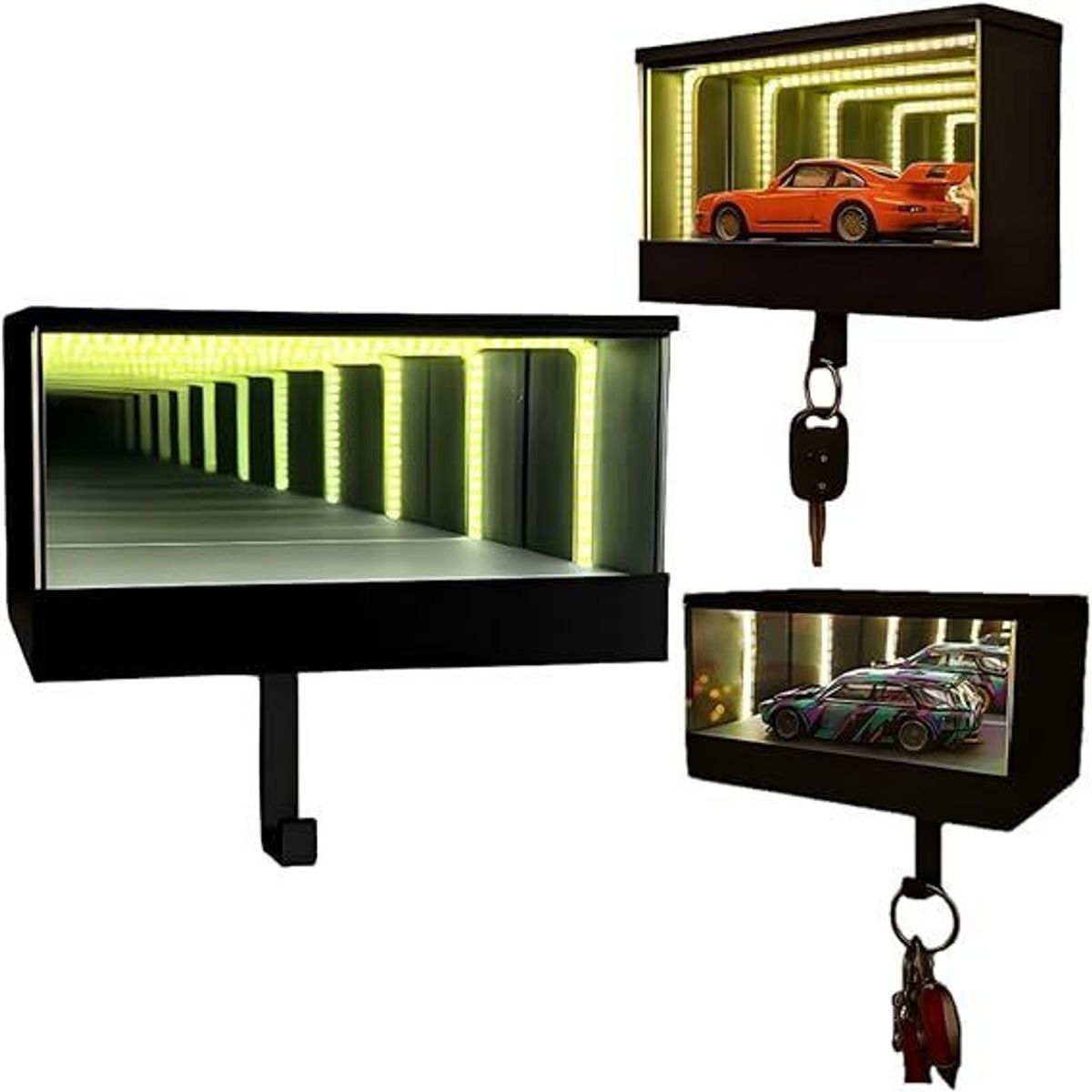 LED Wall Key Holder Storage Rack Organiser | StorageOZ