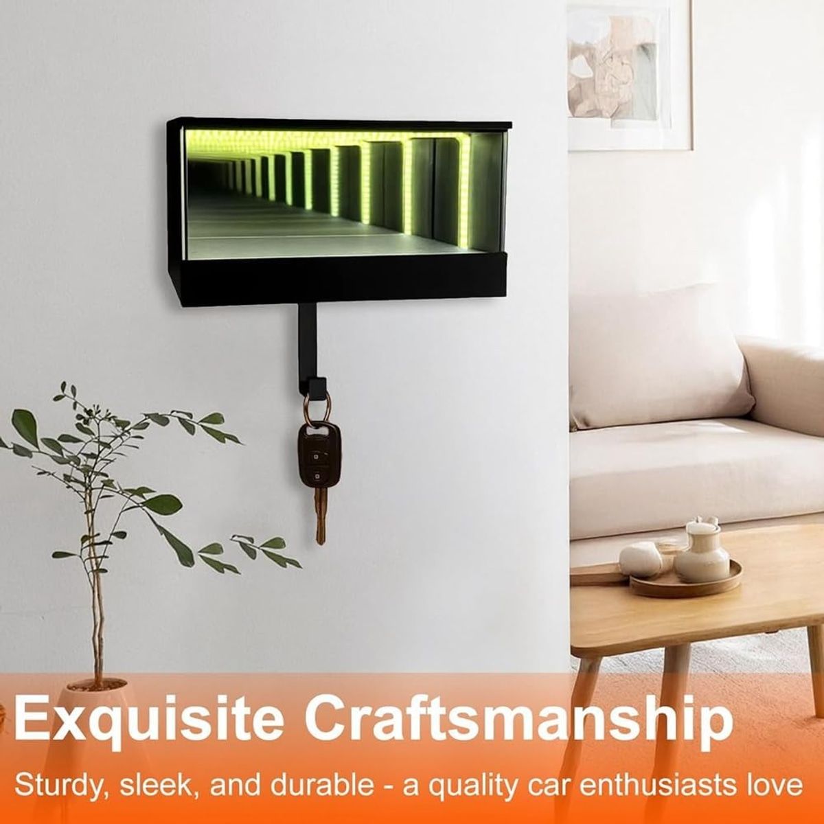 LED Wall Key Holder Storage Rack Organiser | StorageOZ