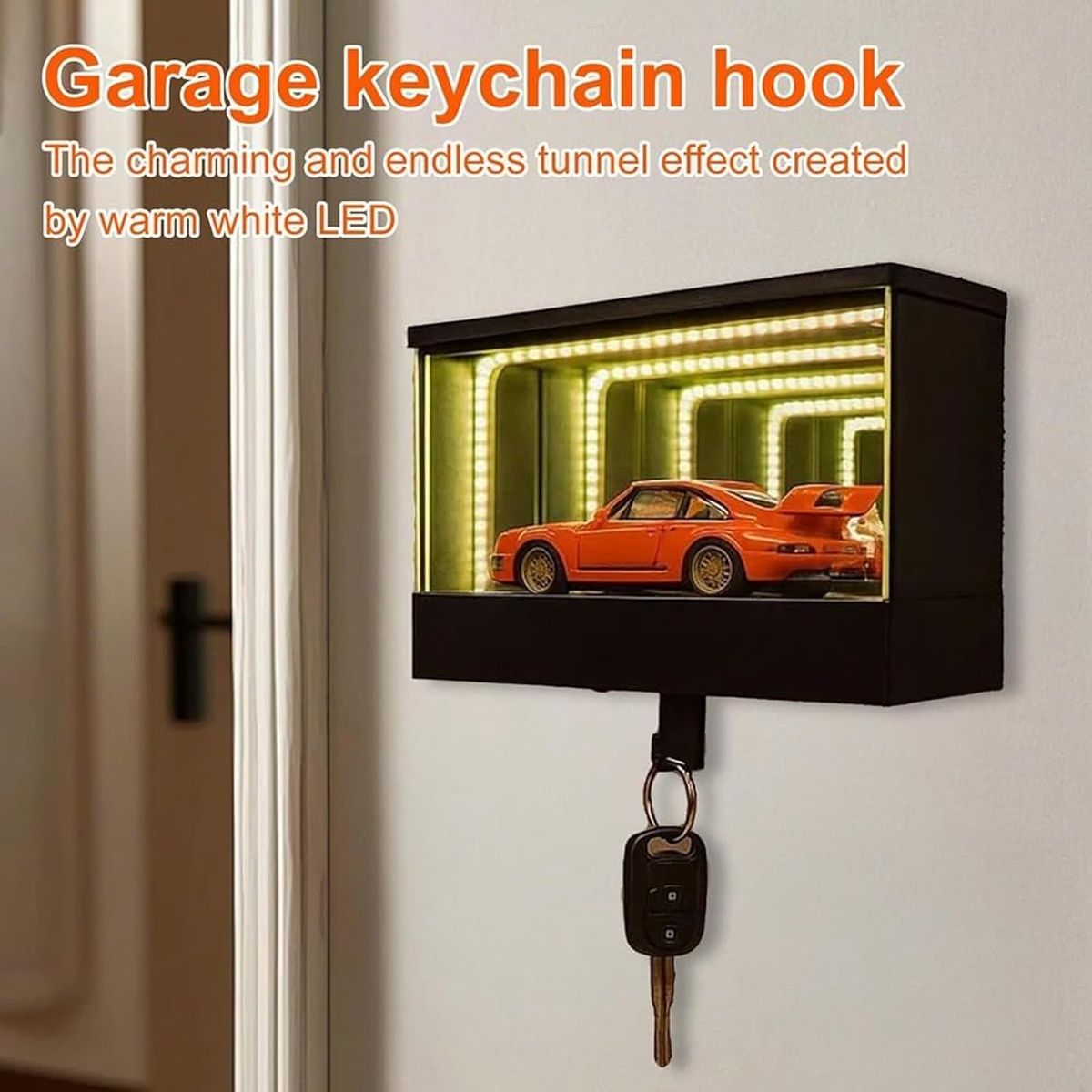 LED Wall Key Holder Storage Rack Organiser | StorageOZ