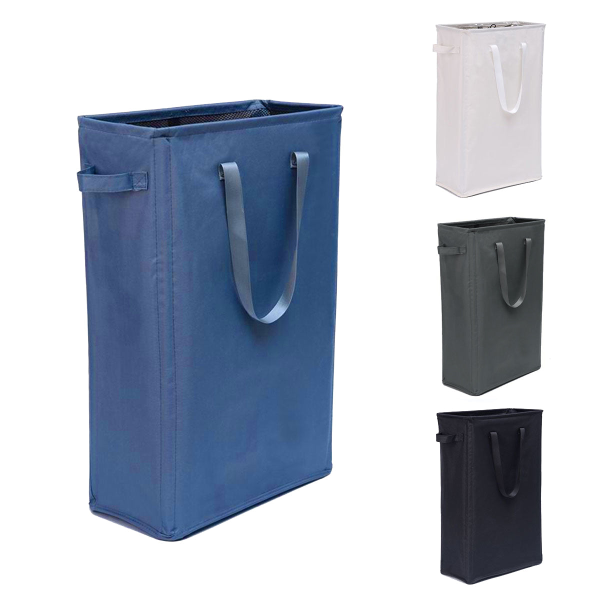 Slim Foldable Oxford Laundry Basket Four Colours | StorageOZ