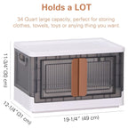Lidded Large Storage Box Two Colours Set | StorageOZ