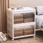 46cm Foldable Storage Cabinet Two Heights | StorageOZ