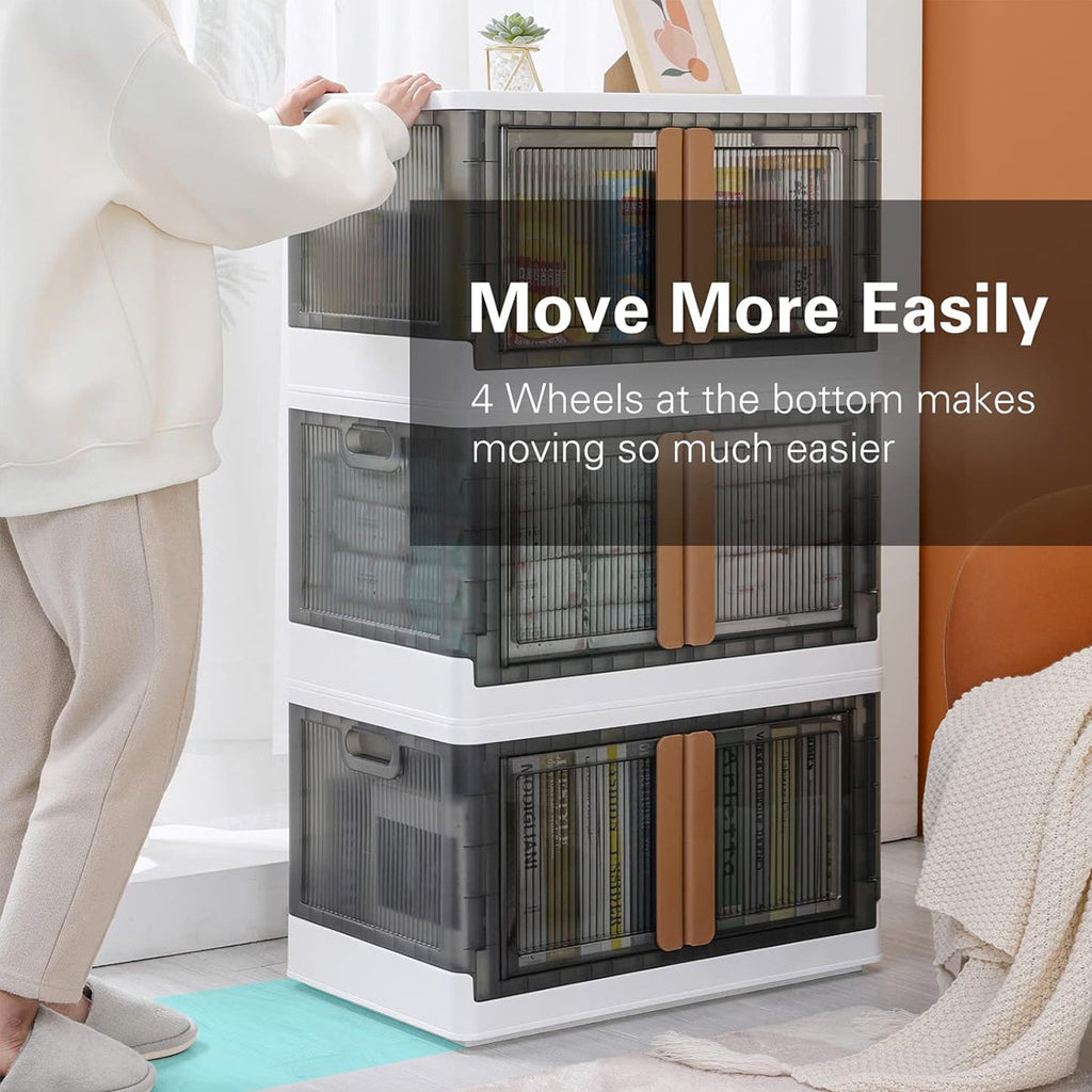 Lidded Large Storage Box Two Colours Set | StorageOZ