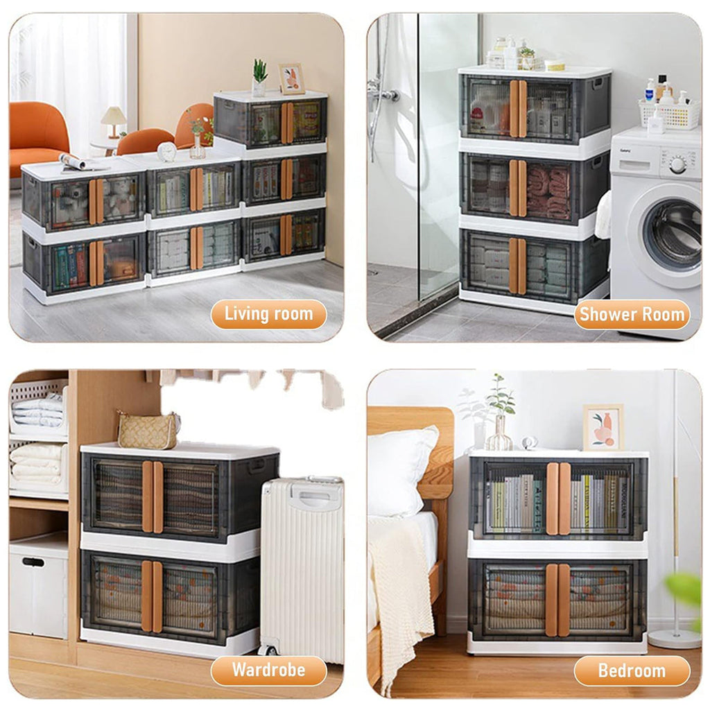 Lidded Large Storage Box Two Colours Set | StorageOZ