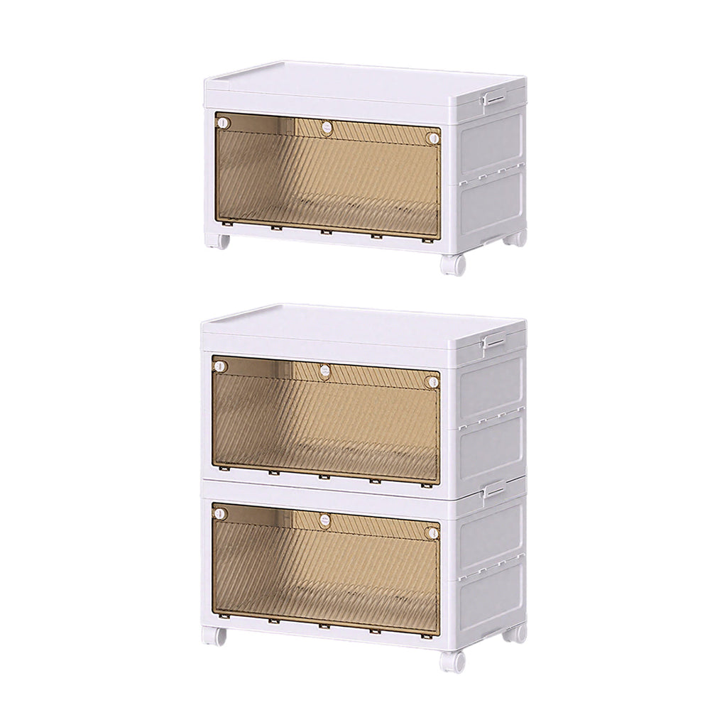 46cm Foldable Storage Cabinet Two Heights | StorageOZ