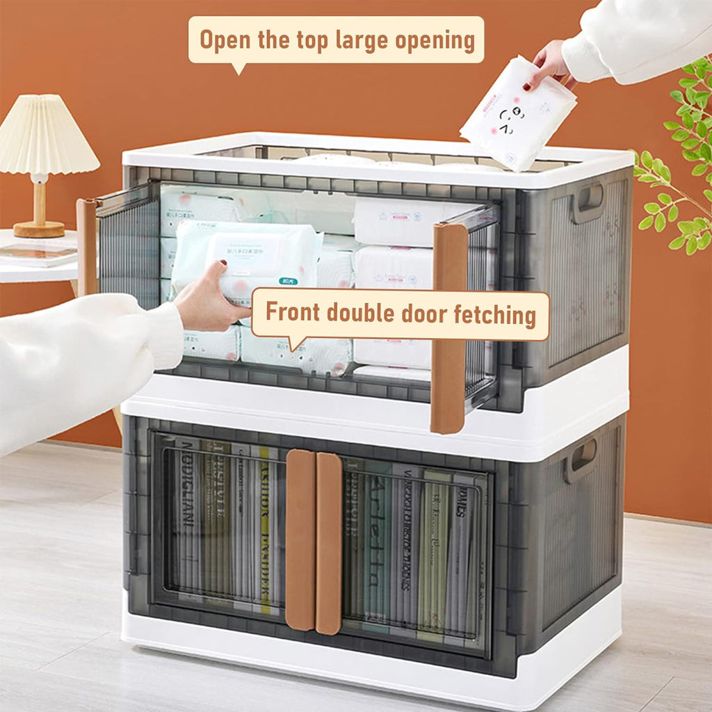 Lidded Large Storage Box Two Colours Set | StorageOZ