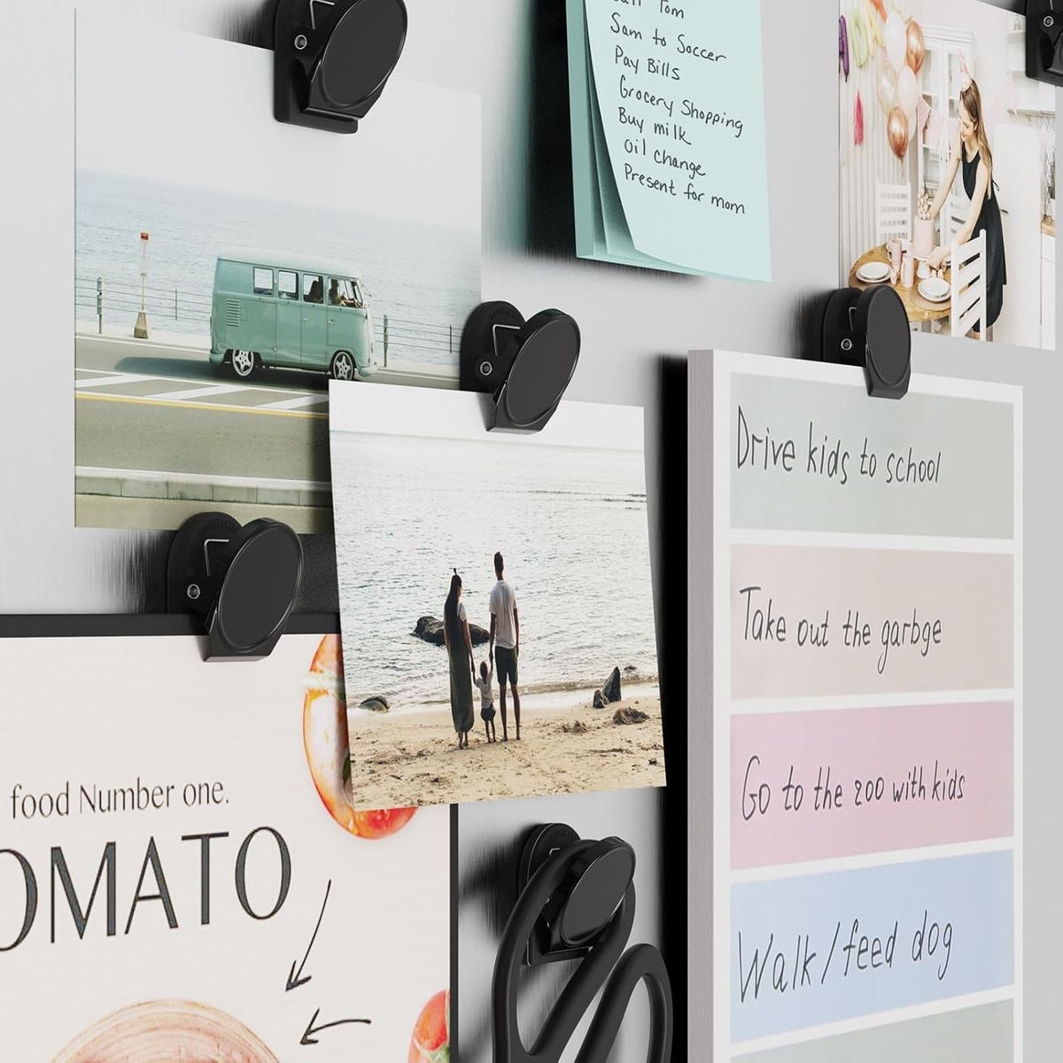 5 Pcs Magnetic Clips Desk Storage Organiser | StorageOZ