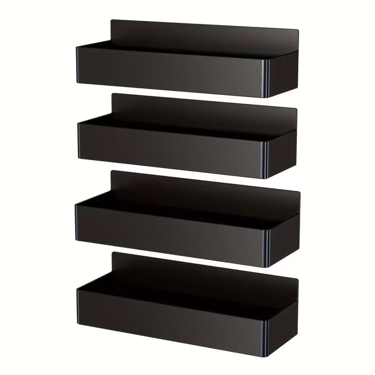 4 Pcs Magnetic Wall Storage Racks Organiser | StorageOZ