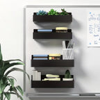 4 Pcs Magnetic Wall Storage Racks Organiser | StorageOZ