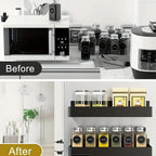 4 Pcs Magnetic Wall Storage Racks Organiser | StorageOZ