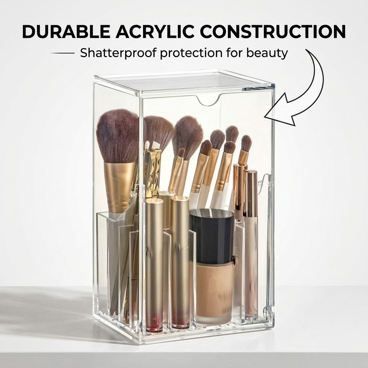 Makeup Brush Holder Desk Storage Organiser | StorageOZ