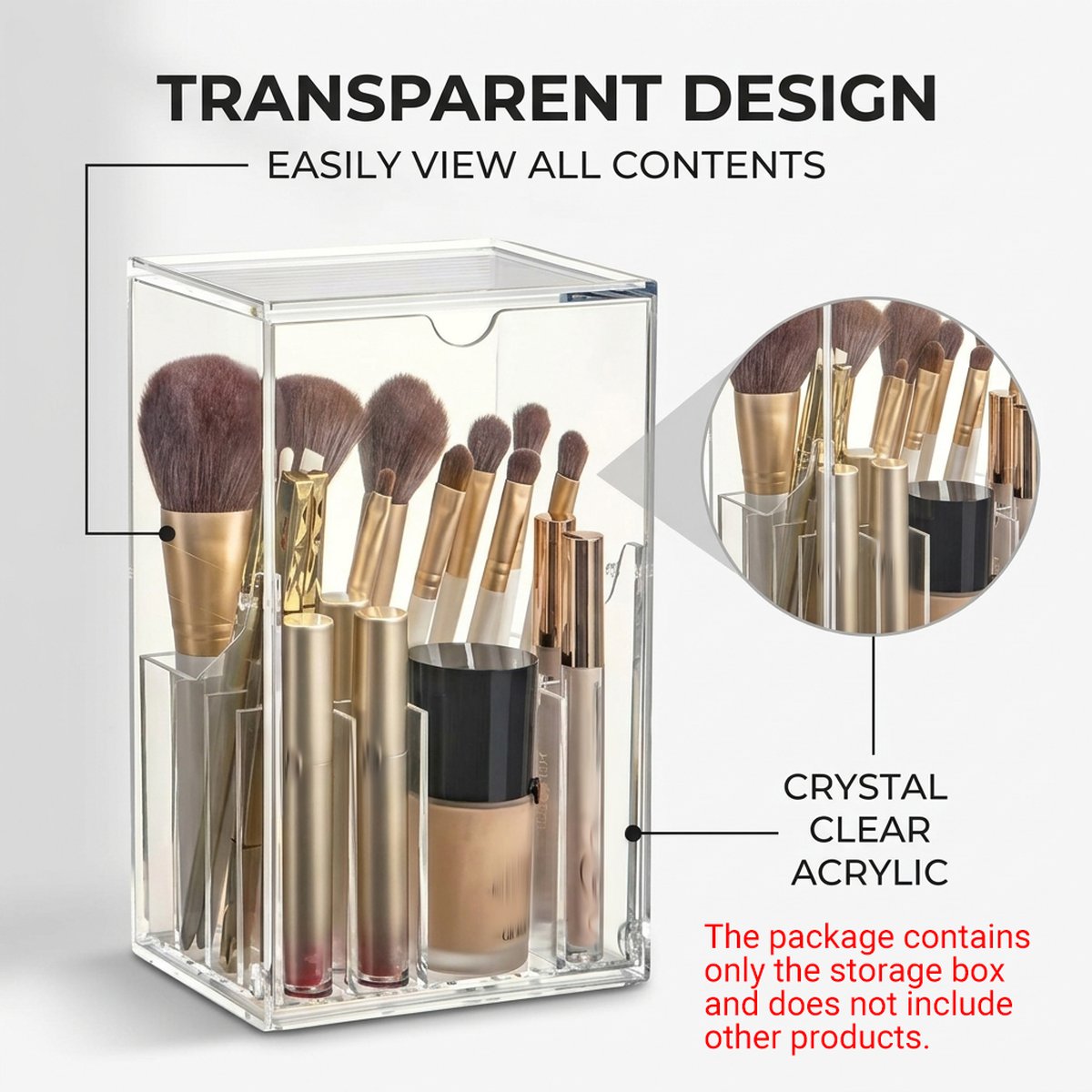 Makeup Brush Holder Desk Storage Organiser | StorageOZ