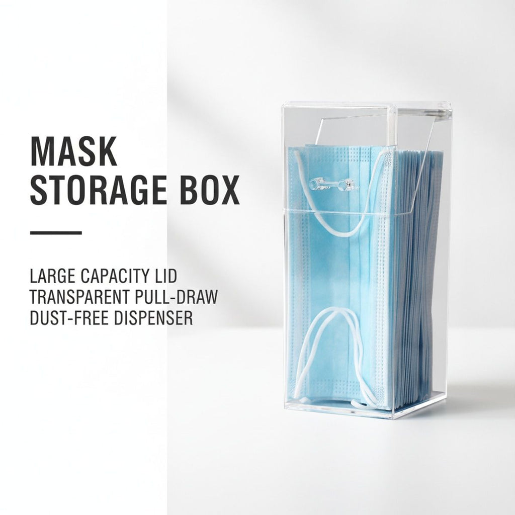 Large Face Mask Storage Box Home Organiser | StorageOZ