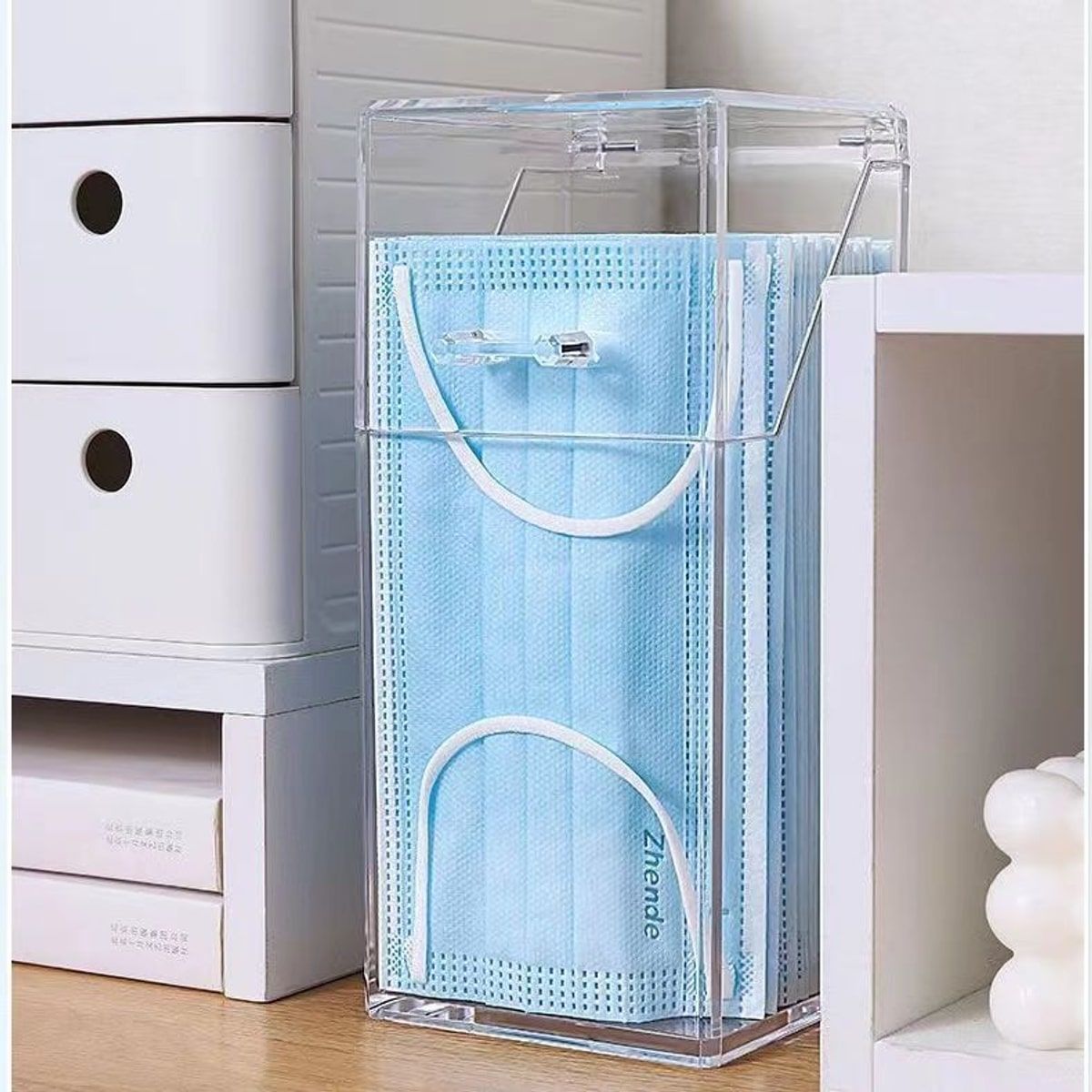 Large Face Mask Storage Box Home Organiser | StorageOZ