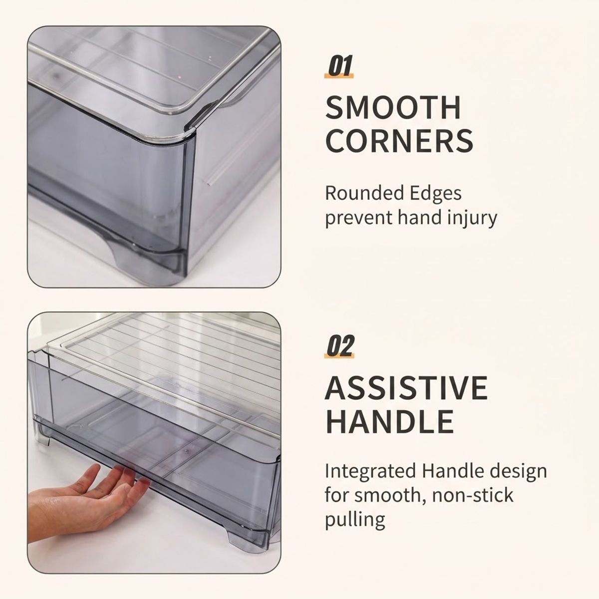 Grey Medicine Storage Box Home Organiser | StorageOZ