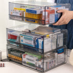 Grey Medicine Storage Box Home Organiser | StorageOZ