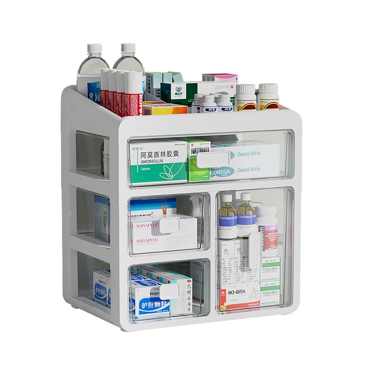 Medicine Cabinet Storage Organiser Box Set | StorageOZ