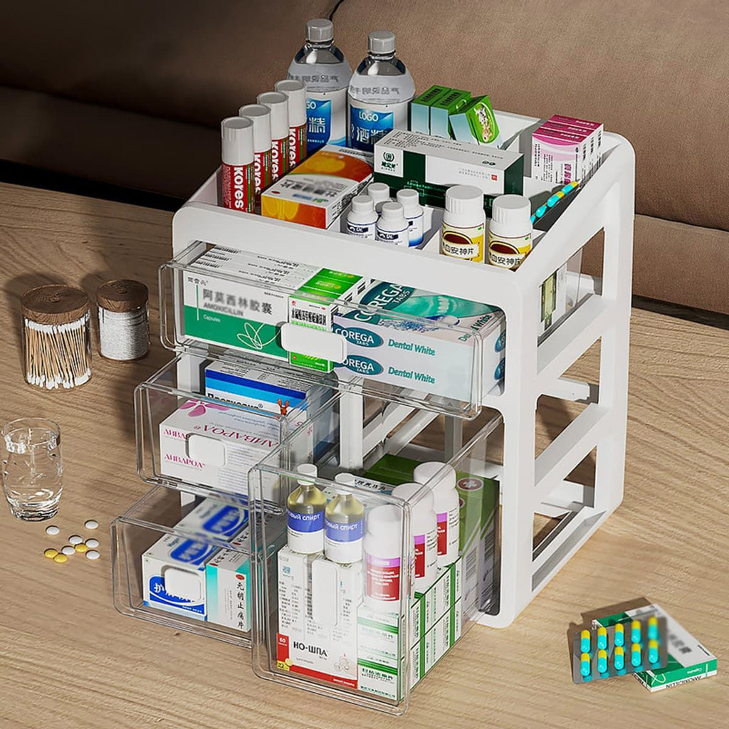 Medicine Cabinet Storage Organiser Box Set | StorageOZ