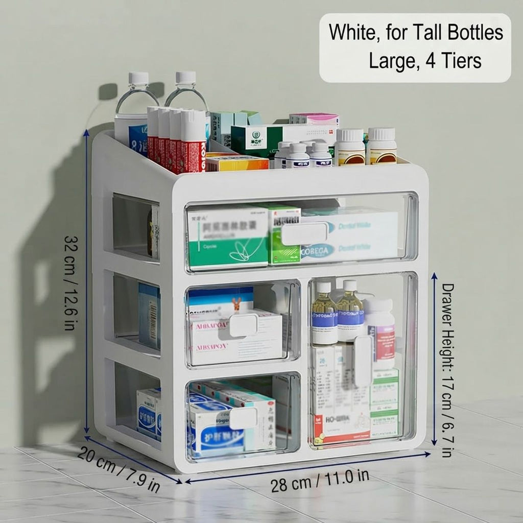 Medicine Cabinet Storage Organiser Box Set | StorageOZ