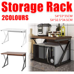 Microwave Stand Storage Rack Two Colours | StorageOZ