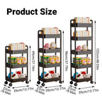 Movable Storage Cart 3 to 5 Layers Organiser | StorageOZ