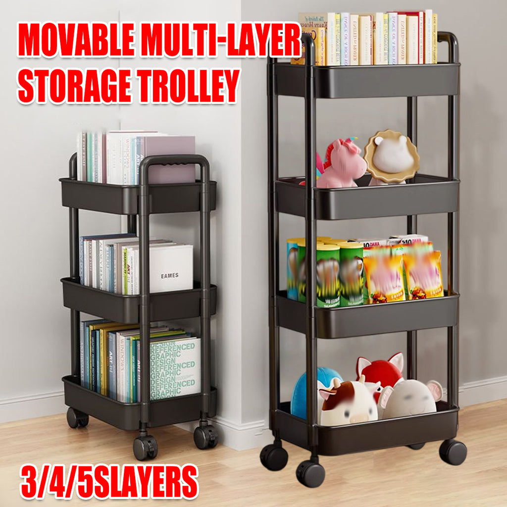 Movable Storage Cart 3 to 5 Layers Organiser | StorageOZ