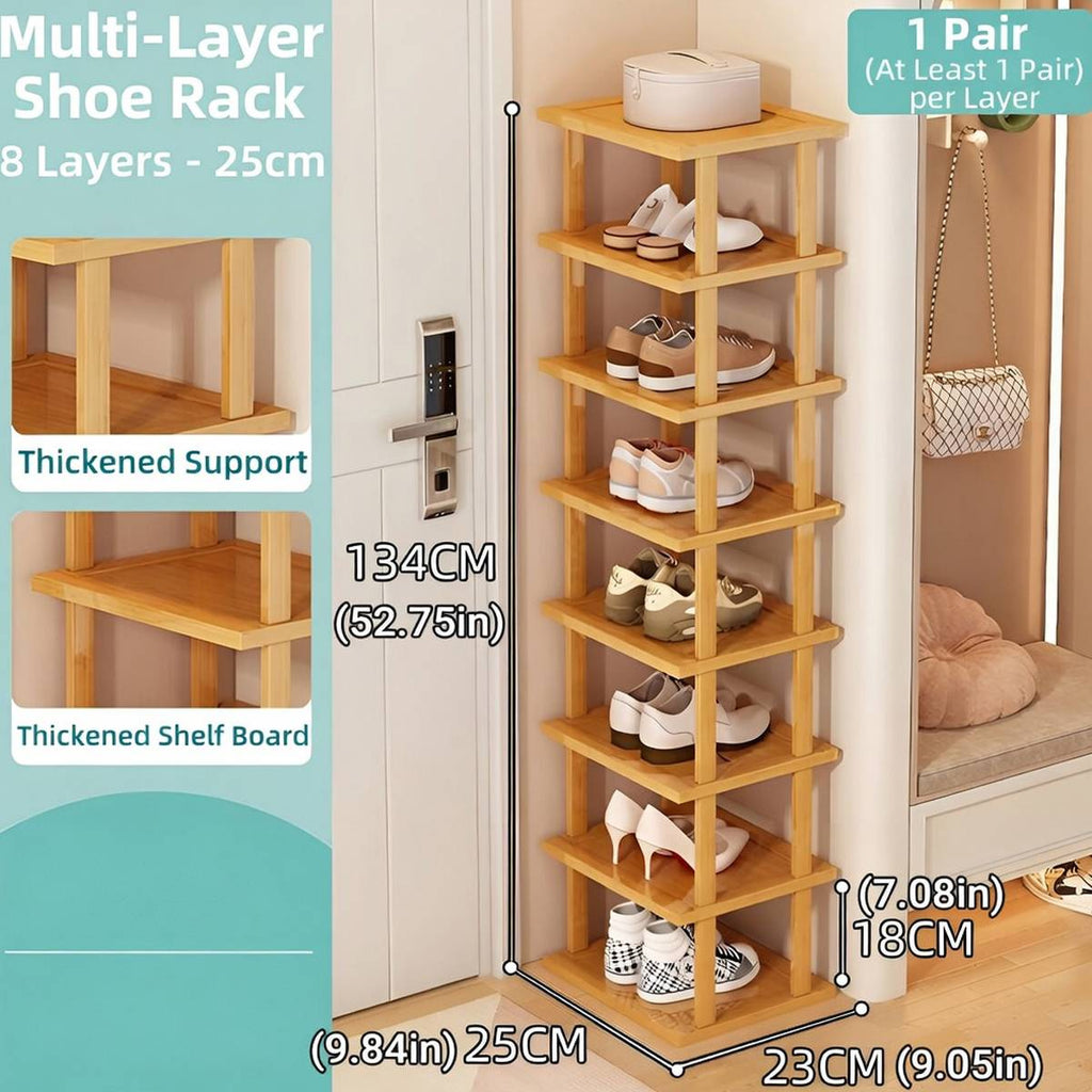 8 Layer Home Shoe Storage Rack Organiser | StorageOZ
