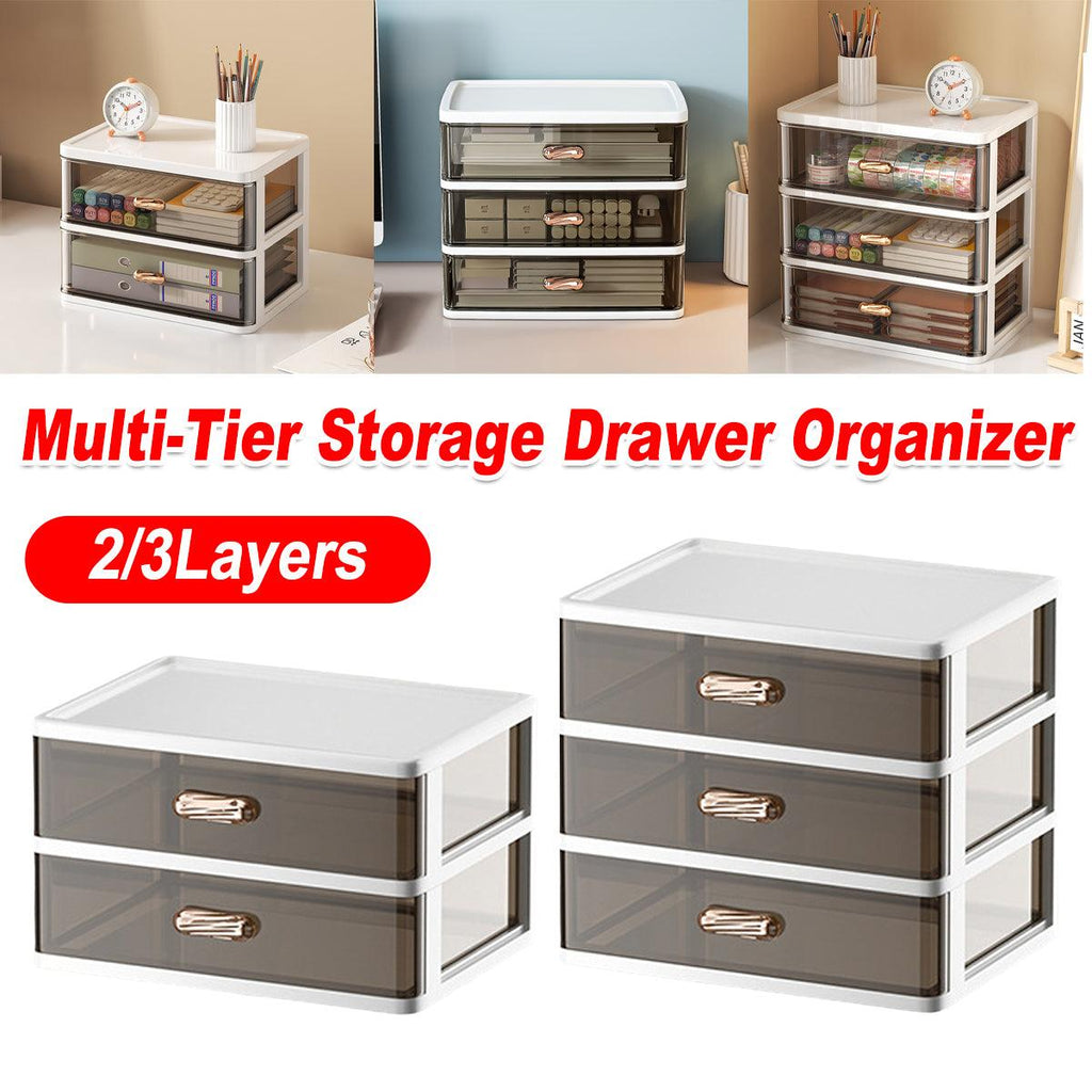 Clear Drawer Organiser Two or Three Layers | StorageOZ