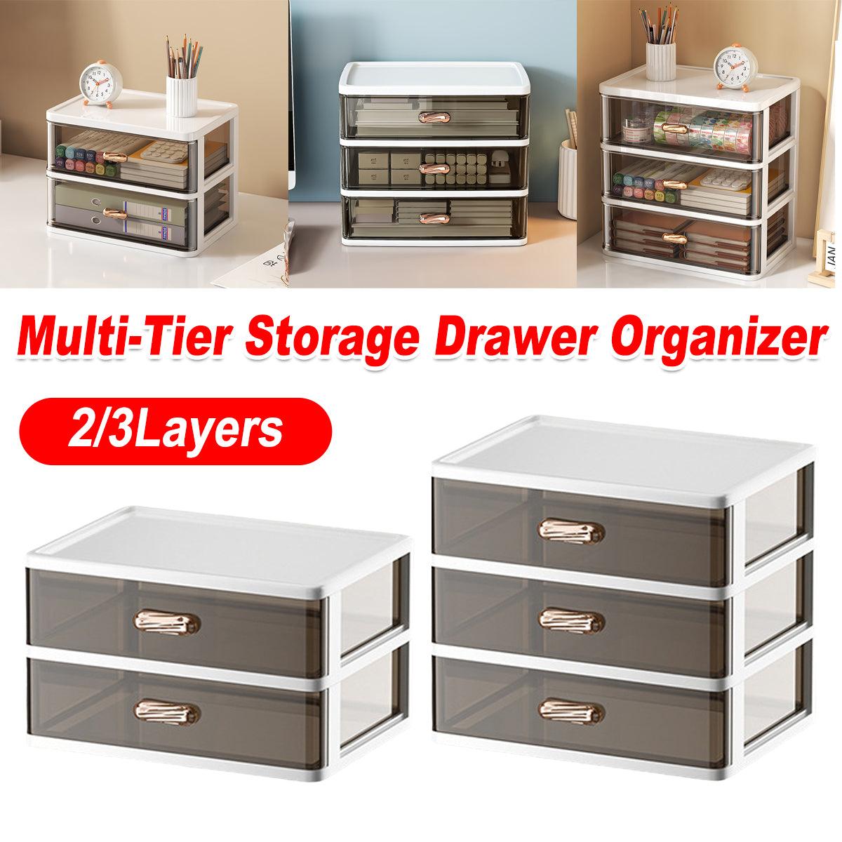 Clear Drawer Organiser Two or Three Layers | StorageOZ