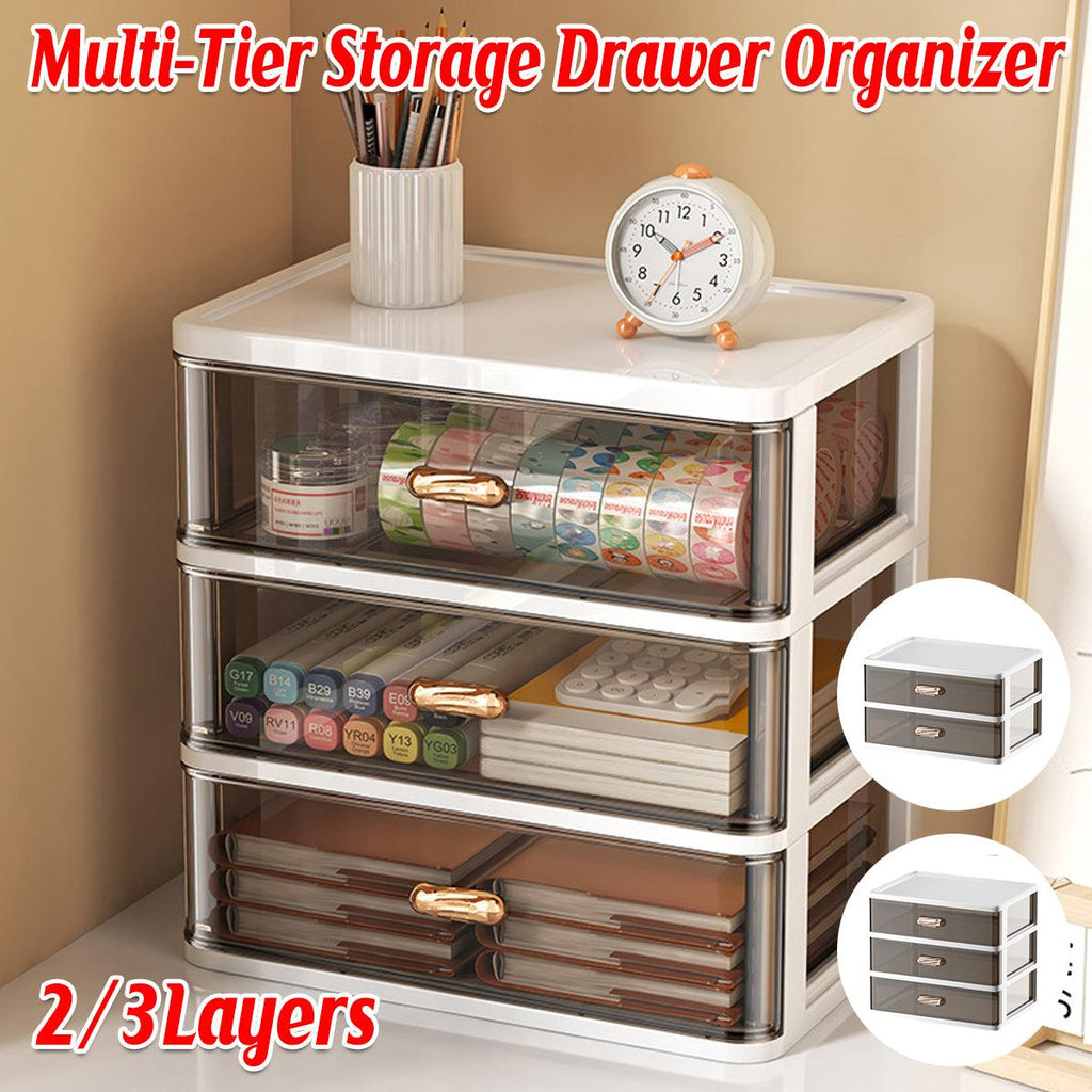 Clear Drawer Organiser Two or Three Layers | StorageOZ