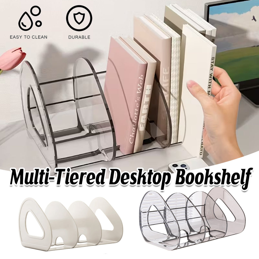 Clear Bookshelves Two Sizes Home Organiser | StorageOZ