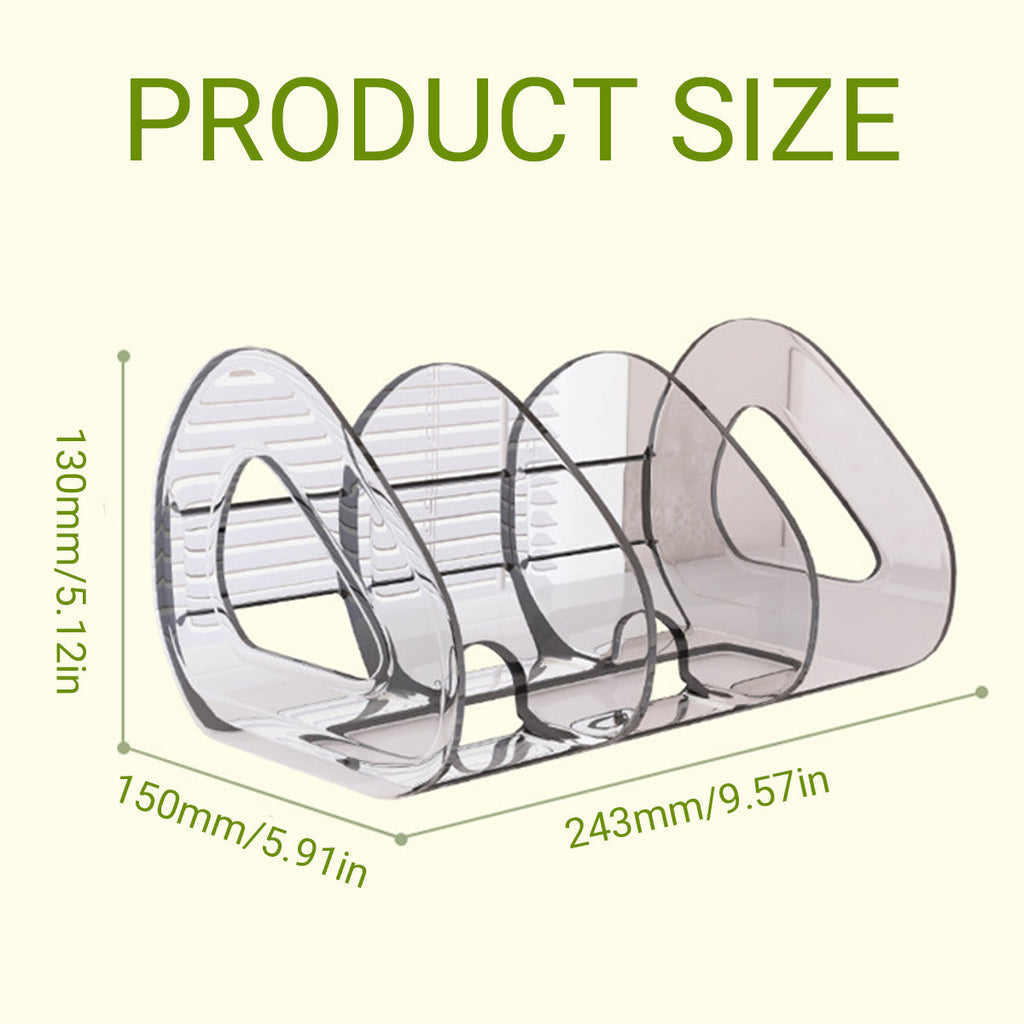 Clear Bookshelves Two Sizes Home Organiser | StorageOZ