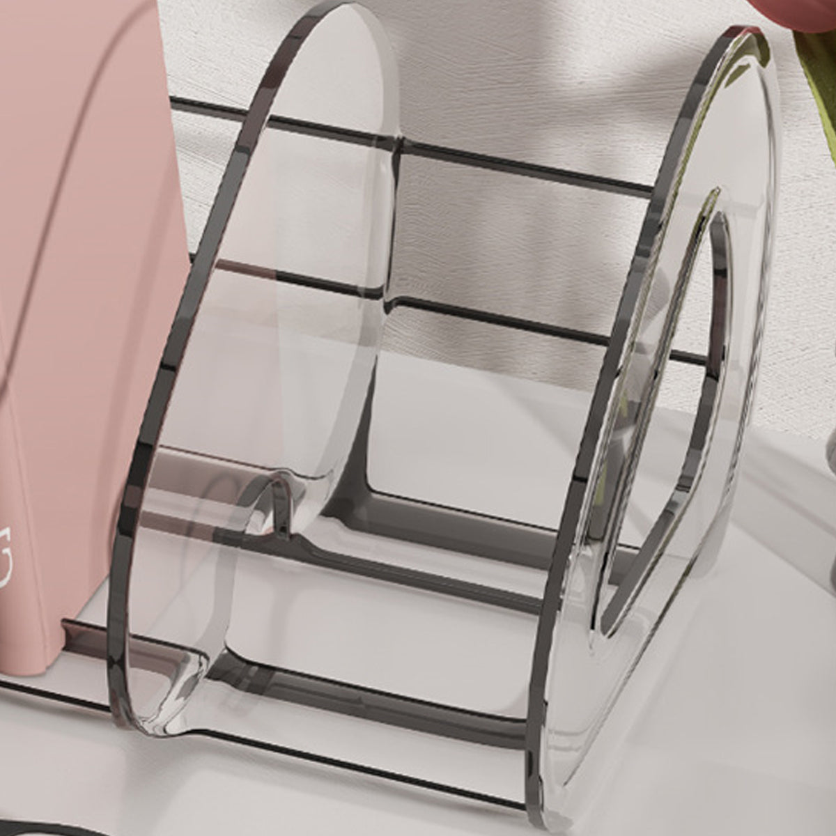 Clear Bookshelves Two Sizes Home Organiser | StorageOZ