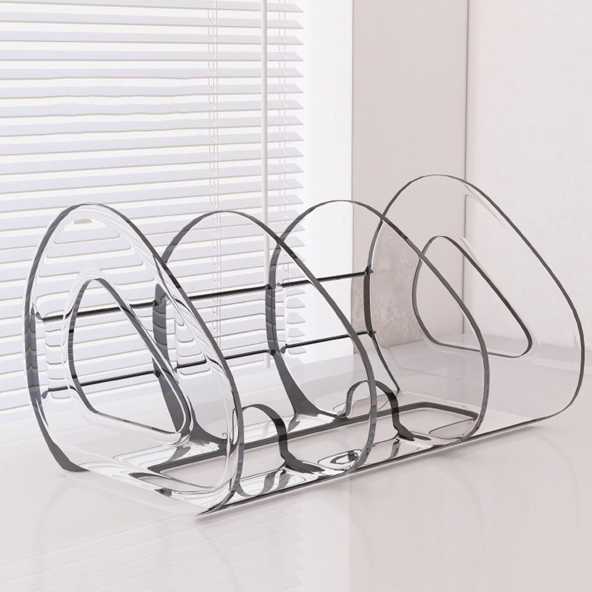 Clear Bookshelves Two Sizes Home Organiser | StorageOZ