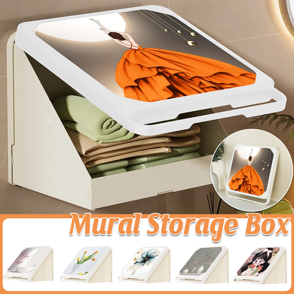 Wall Mural Bathroom Storage Box Six Prints | StorageOZ