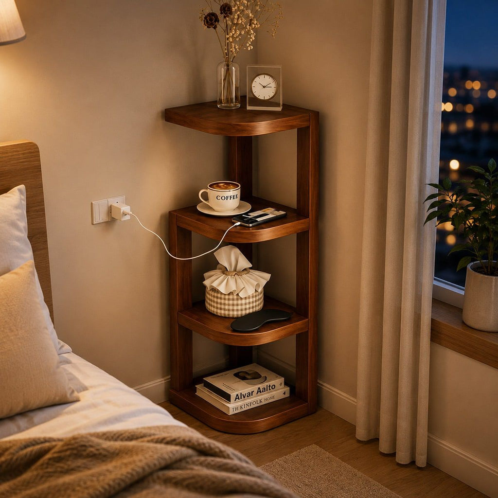 Narrow Nightstand Bedroom Storage Organiser | StorageOZ