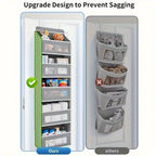 Dark Grey 5 Tier Closet Storage Organiser | StorageOZ