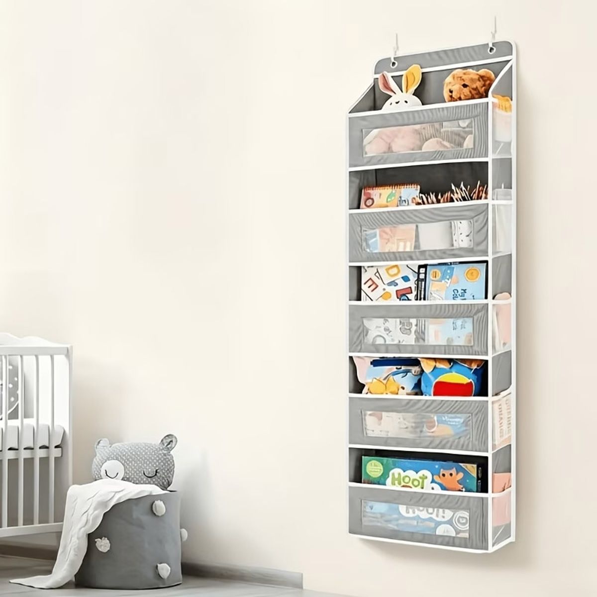 Dark Grey 5 Tier Closet Storage Organiser | StorageOZ