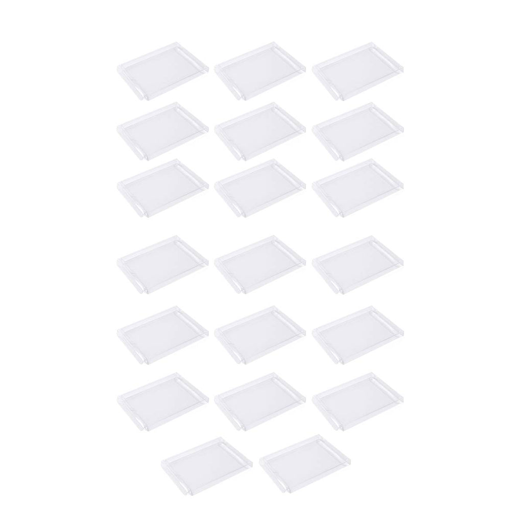 20 Pcs Clear Small Storage Boxes Organiser | StorageOZ