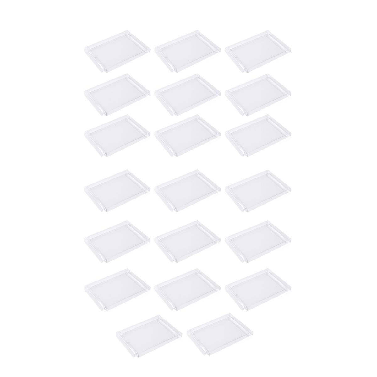 20 Pcs Clear Small Storage Boxes Organiser | StorageOZ